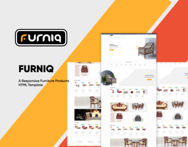 FURNIQ - A Responsive Furniture Products HTML Template